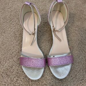 Elegant Pink Ankle Strap Sandals